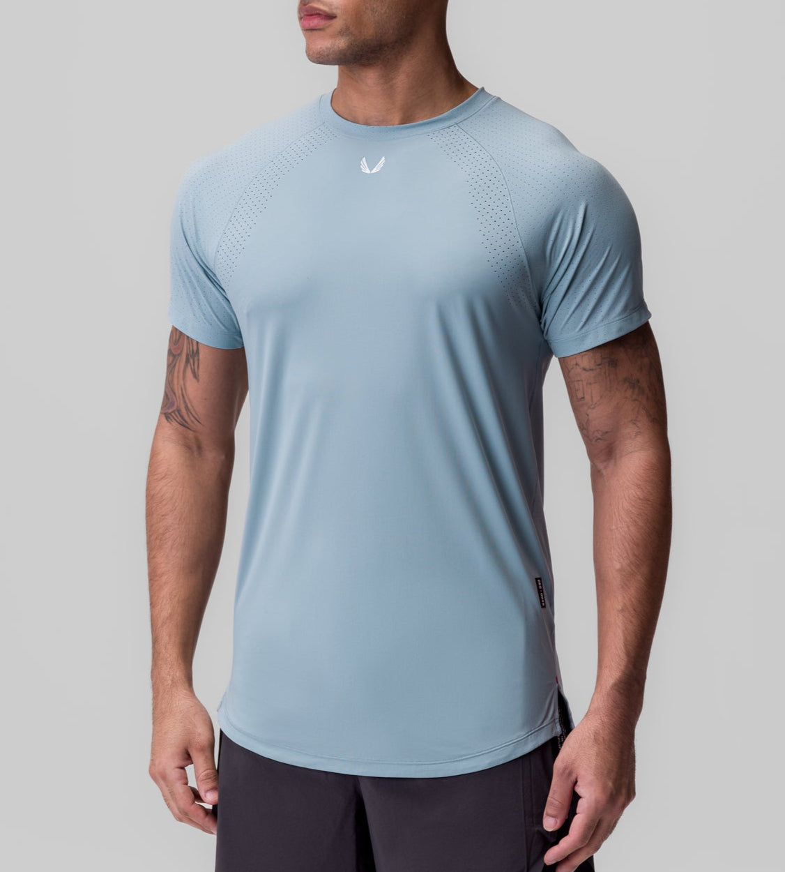 ASRV Men's Laser Vent Performance T-Shirt - Moisture Wicking Athletic Top for Workout & Running - Gym & Outdoor Training Shirt
