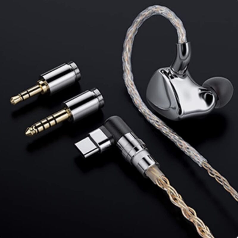 FiiO FX17 High-Performance IEMs with 1DD+4BA+8EST Hybrid Drivers - Premium In-Ear Monitors for Audiophiles, Musicians & Studio Recording - Perfect for Music Lovers, Gaming & Professional Audio Work
