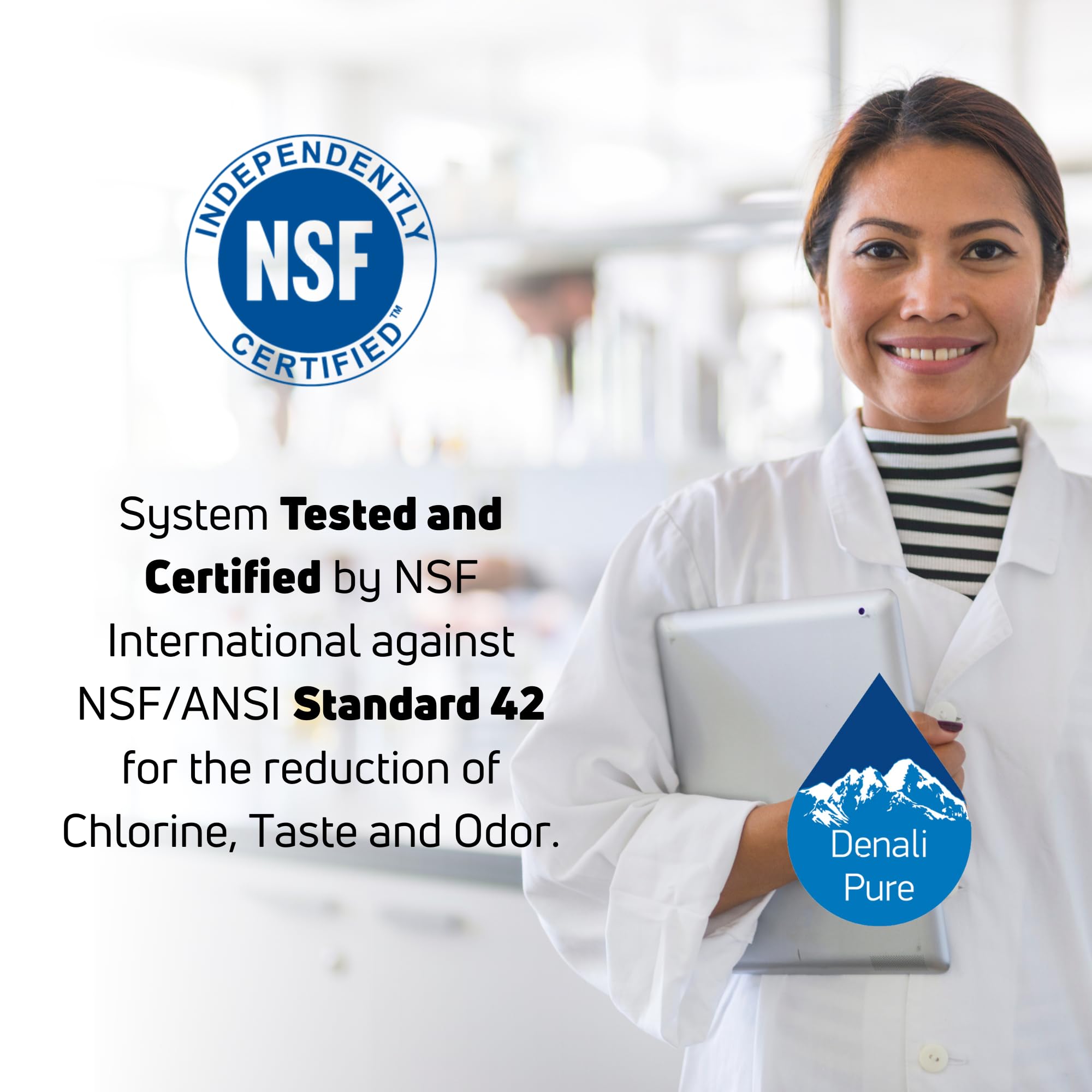 3-Pack GE GSH22UFRJBB Refrigerator Water Filter Replacement - Compatible with MWF & MWFP Fridge Filters | Clean Drinking Water for Home & Office Use