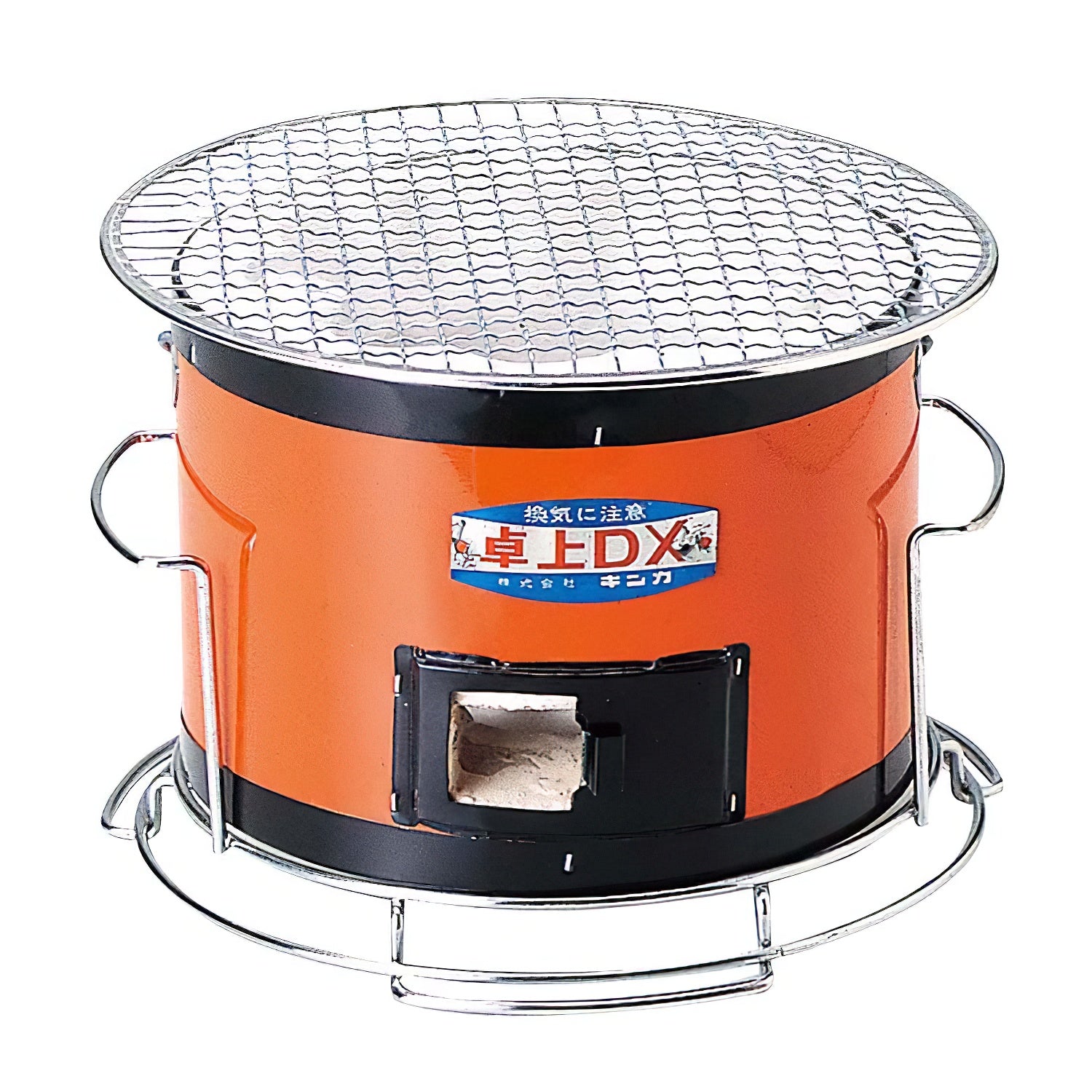 Premium Kinka Charcoal Shichirin Grill - Portable Japanese BBQ Grill for Outdoor Cooking, Camping & Backyard Parties - Authentic Binchotan Charcoal Smokeless Grill