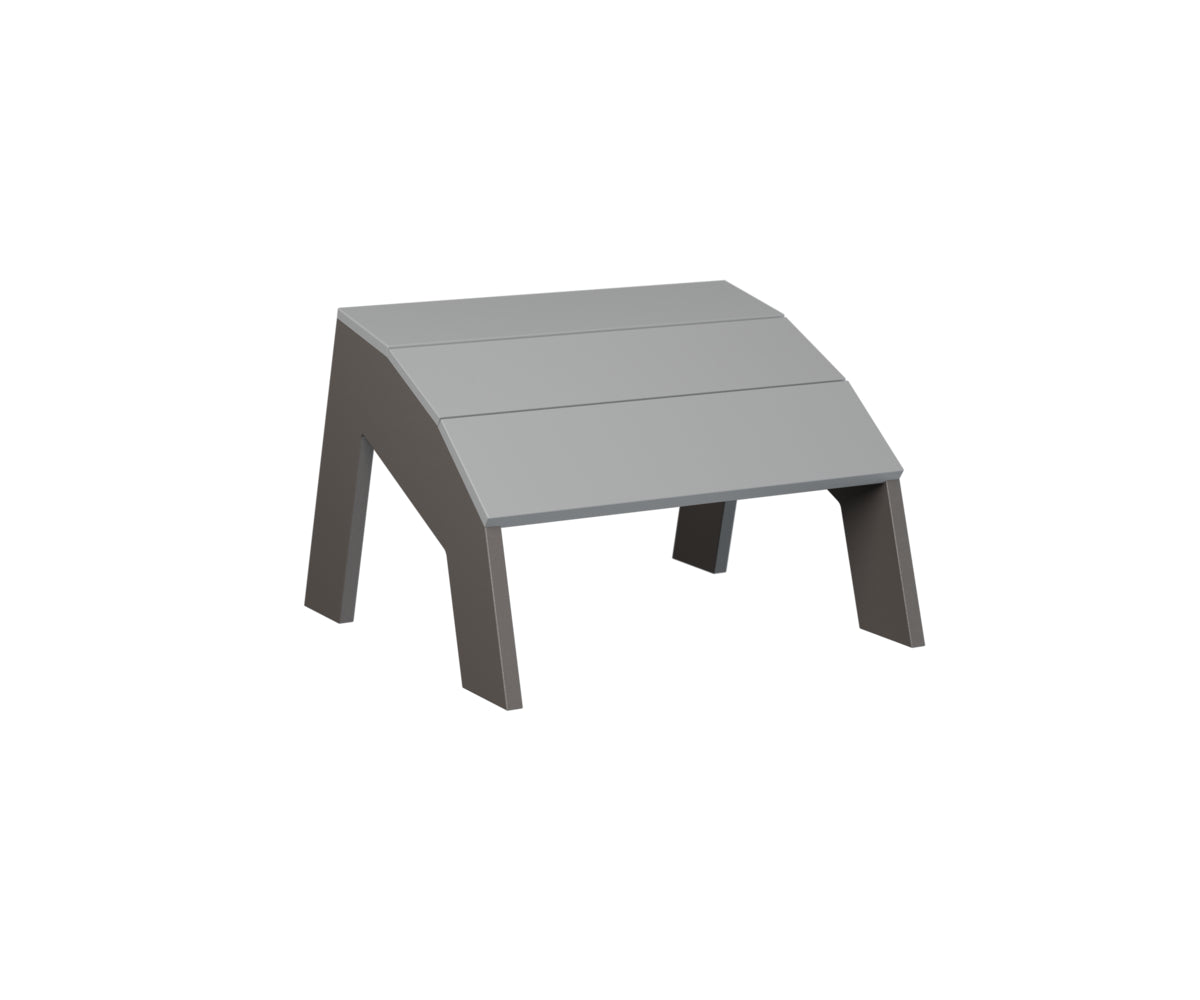 Berlin Gardens Nordic Adirondack Footstool - Outdoor Patio Furniture, Solid Wood Footrest for Garden, Deck & Poolside Relaxation