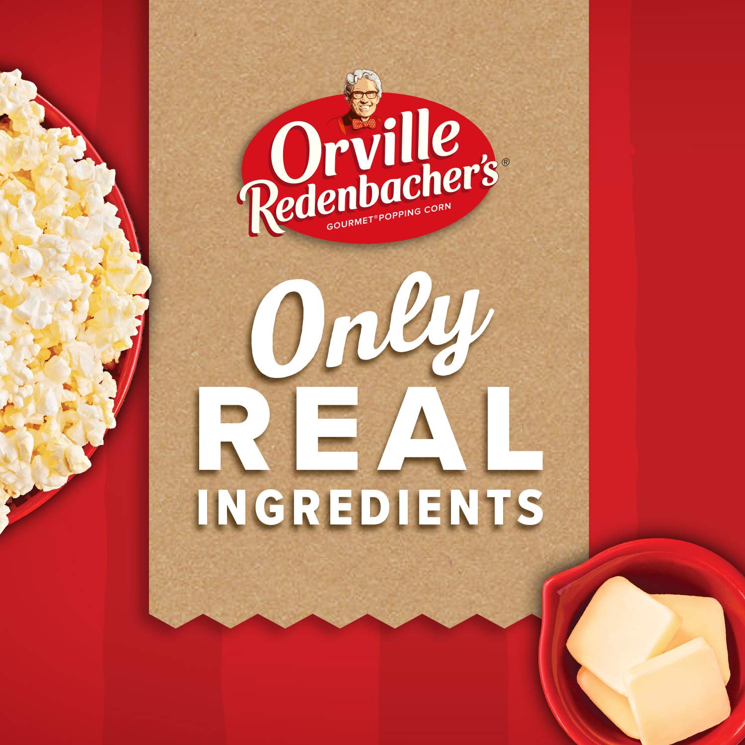 Orville Redenbacher's Light Butter Microwave Popcorn - 6 Pack (2.69 oz Each) | Perfect for Movie Nights, Snack Time & Office Breaks