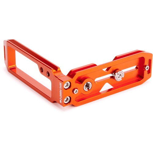3 Legged Thing QR11 2.0 Universal Full Size L Bracket for DSLR Cameras - Copper Orange - Compatible with Tripods & Monopods - Perfect for Landscape & Portrait Photography