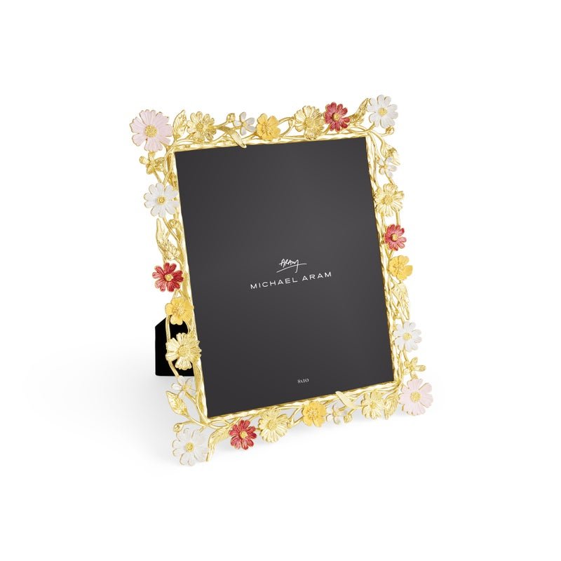 Wildflowers 5x7 Picture Frame - Elegant Floral Photo Display for Home Decor, Office, or Gift Giving