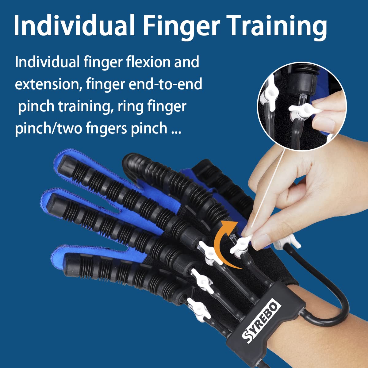 Upgraded Rehabilitation Robot Gloves for Stroke Recovery & Hand Dysfunction - Finger Exerciser & Physical Therapy Equipment for Home Use, Post-Surgery & Neurological Rehabilitation
