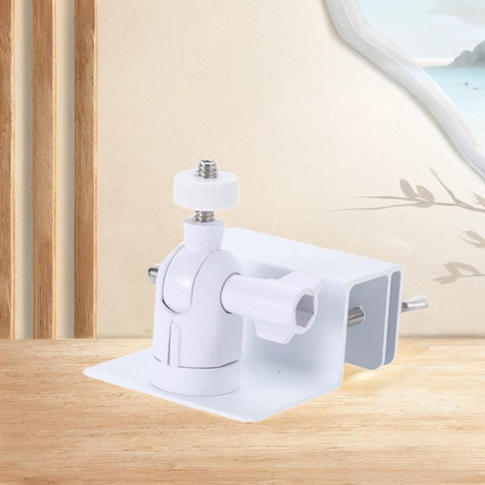 Perfeclan Adjustable Aluminum Alloy Gutter Mount for Solar Panels - Weatherproof Outdoor Rotatable Bracket for Roof Installation (White) | Perfect for Home Solar Energy Systems & RV Power Setups