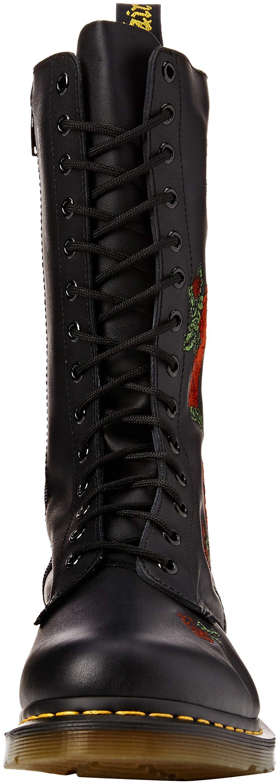 Dr. Martens Women's 1460 8-Eye Boots Black Leather Ankle Boots - Perfect for Casual Wear, Street Style & Everyday Fashion