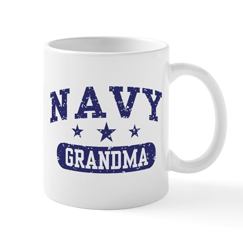 White - Navy Grandma Mug