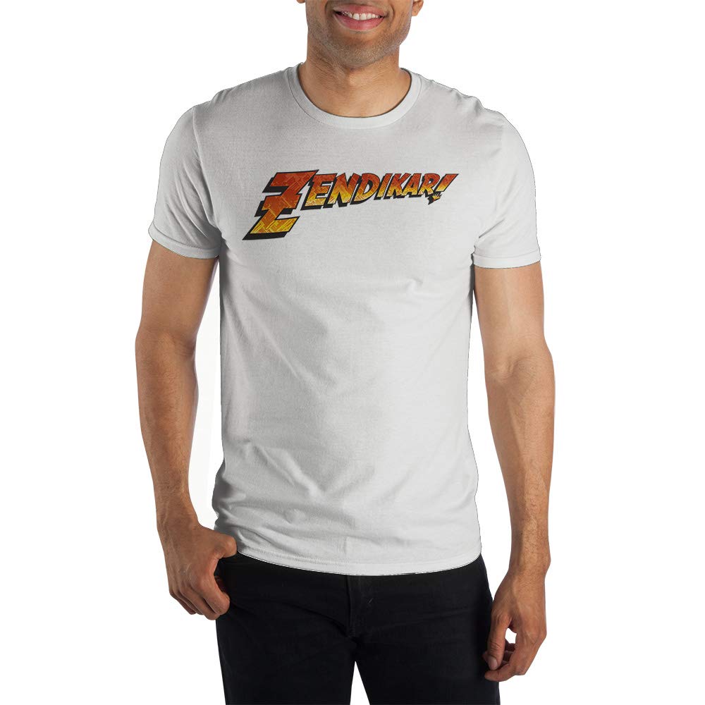 Magic: The Gathering Zendikar Adventure Short Sleeve Graphic Tee for Men - Casual Gaming & MTG Fan Apparel for Conventions, Game Nights & Everyday Wear