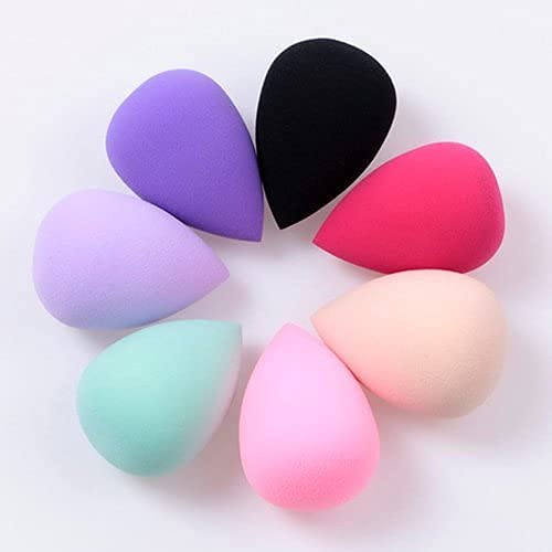 CHRONEX 8-Piece Professional Makeup Beauty Blender Sponge Set | Soft Latex-Free Reusable Face Sponge Puff for All Skin Types | Perfect for Liquid Foundation, Concealer & Powder Application
