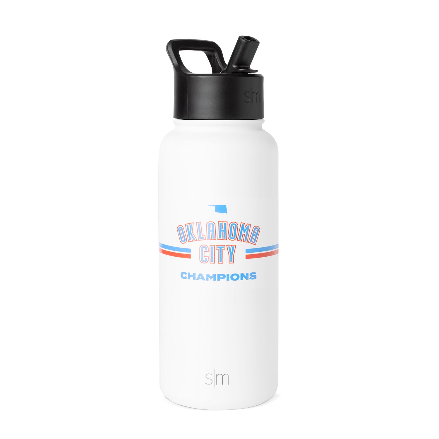 NBA Summit Water Bottle with Flip Lid - Leak Proof, BPA Free, 24oz Sports Water Bottle for Gym, Hiking & Basketball Games