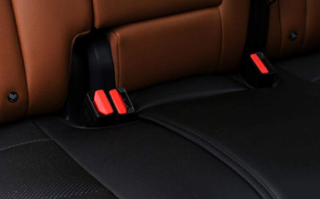 1 Pack Adjustable (124-140cm) Universal Car Back Seat Cover Protector - Fits Most Vehicles (90% Cars) - Rear Seat Bottom Only - Durable & Waterproof - Black - Perfect for Pets, Kids & Travel Protection