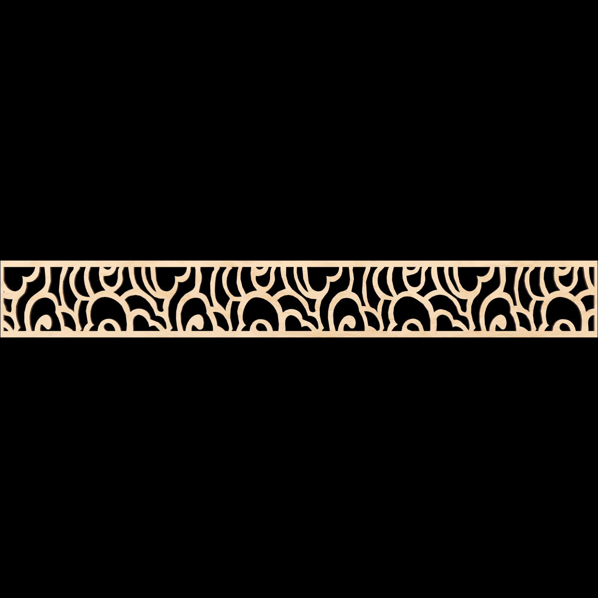 Springfield Fretwork Moulding - Decorative Wood Trim for Home & Furniture DIY Projects - Perfect for Crown Molding, Cabinetry, and Wall Accents