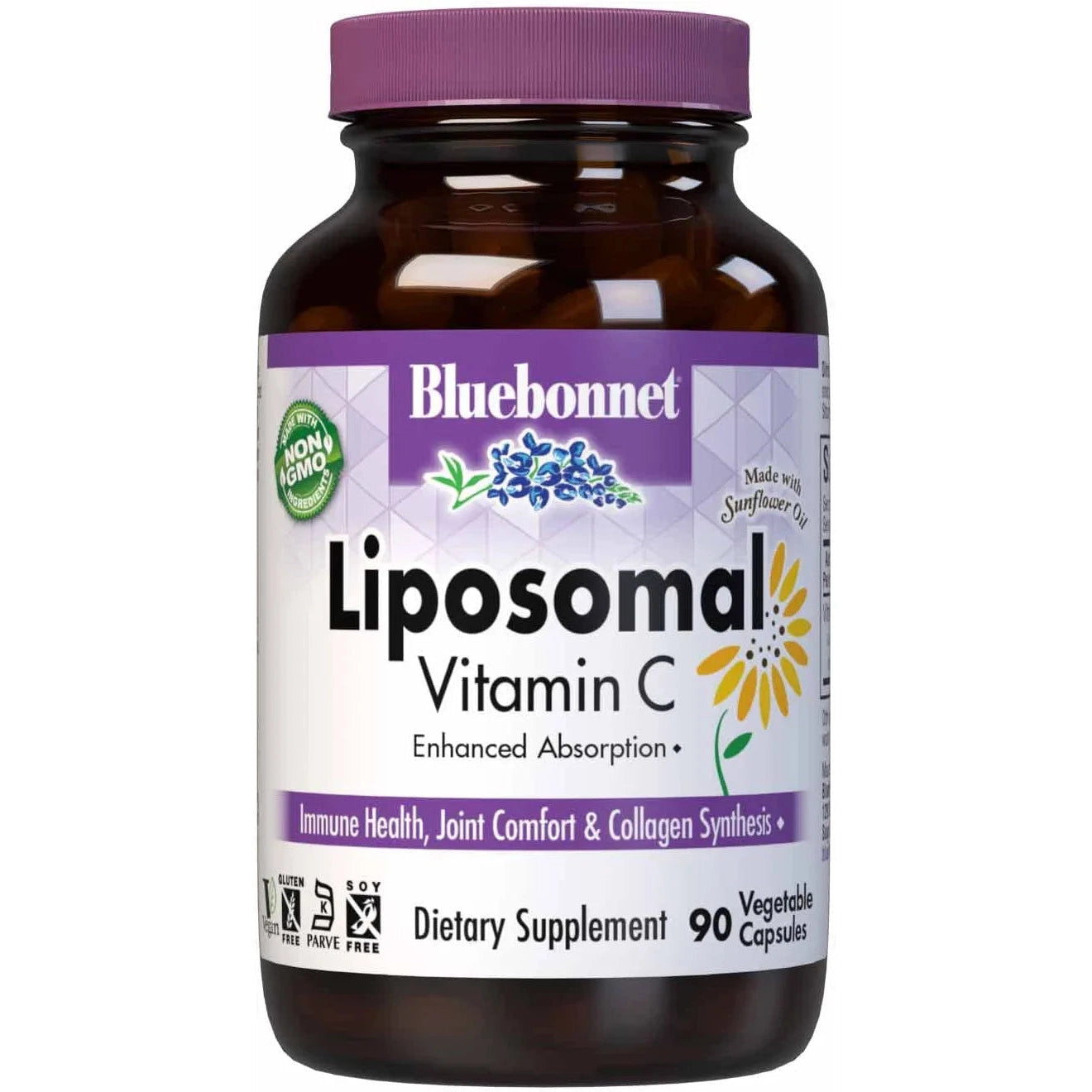 Bluebonnet Liposomal Vitamin C Supplement - High Absorption Immune Support for Adults & Kids - Perfect for Daily Wellness & Cold Season Defense