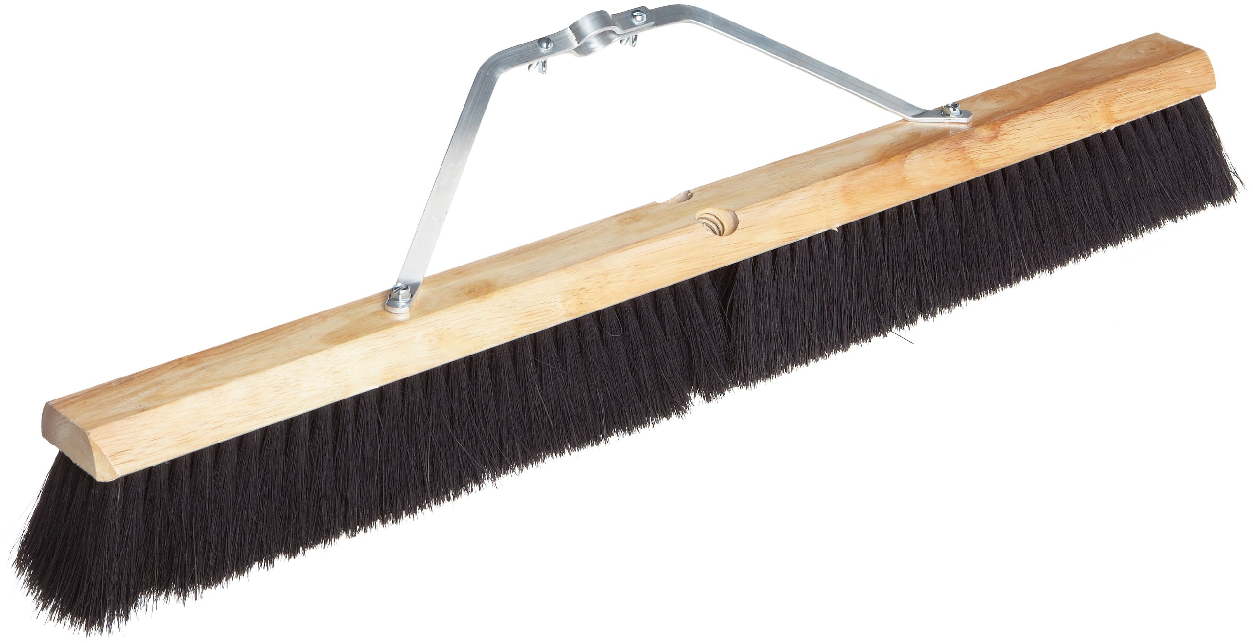 Magnolia Brush 1030 30-Inch Black Tampico Floor Broom - Heavy Duty Commercial Cleaning Brush for Hardwood, Tile & Concrete Floors - Ideal for Home, Office & Warehouse Use