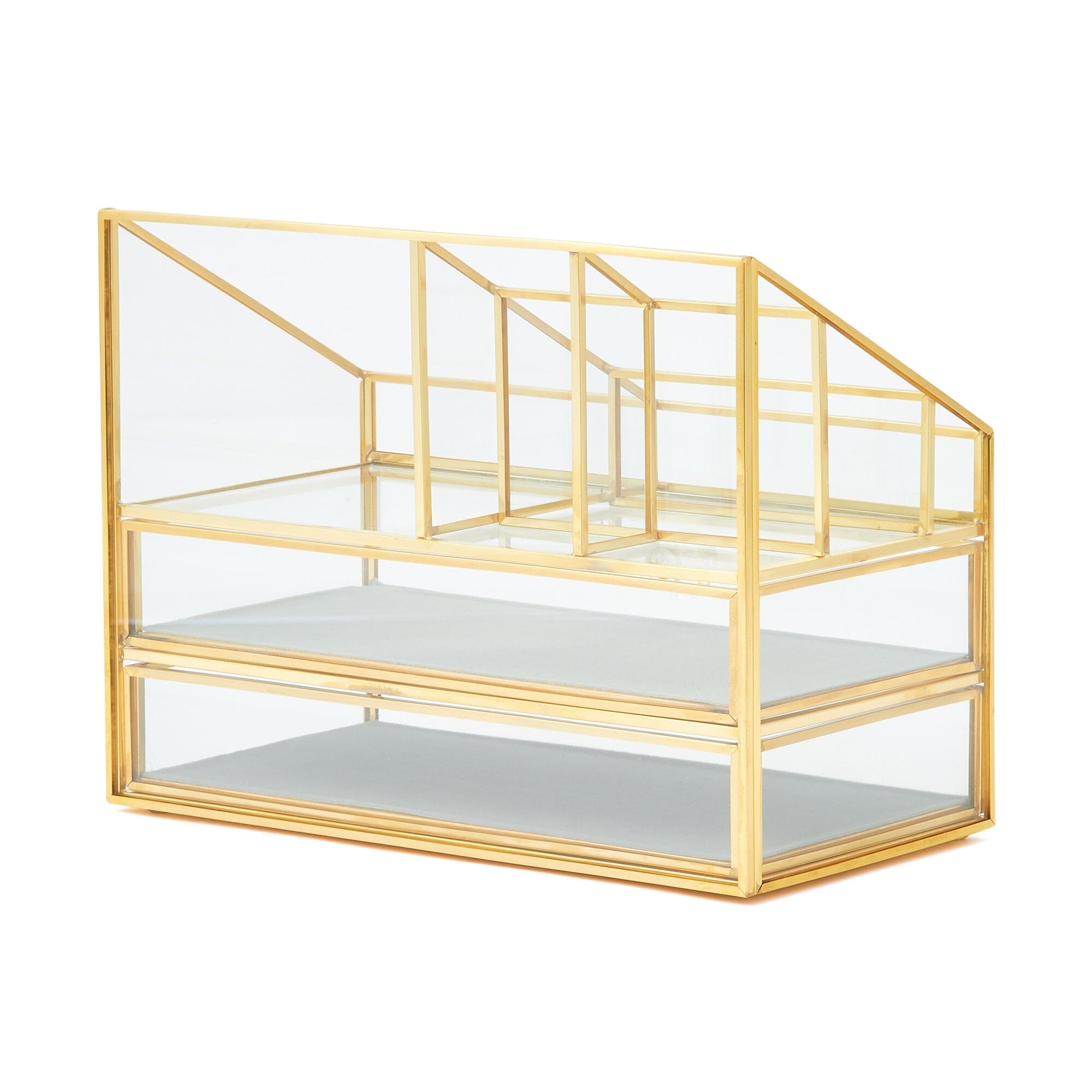 Clear Acrylic Drawer Organizer for Jewelry, Makeup & Office Supplies - Perfect for Vanity, Bathroom & Desk Storage