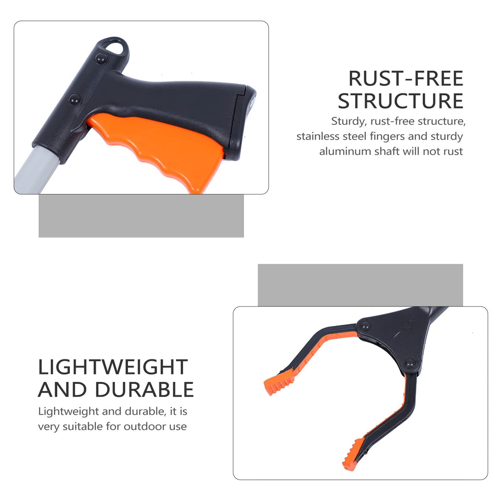 Stainless Steel Trash Grabber Tool - 32