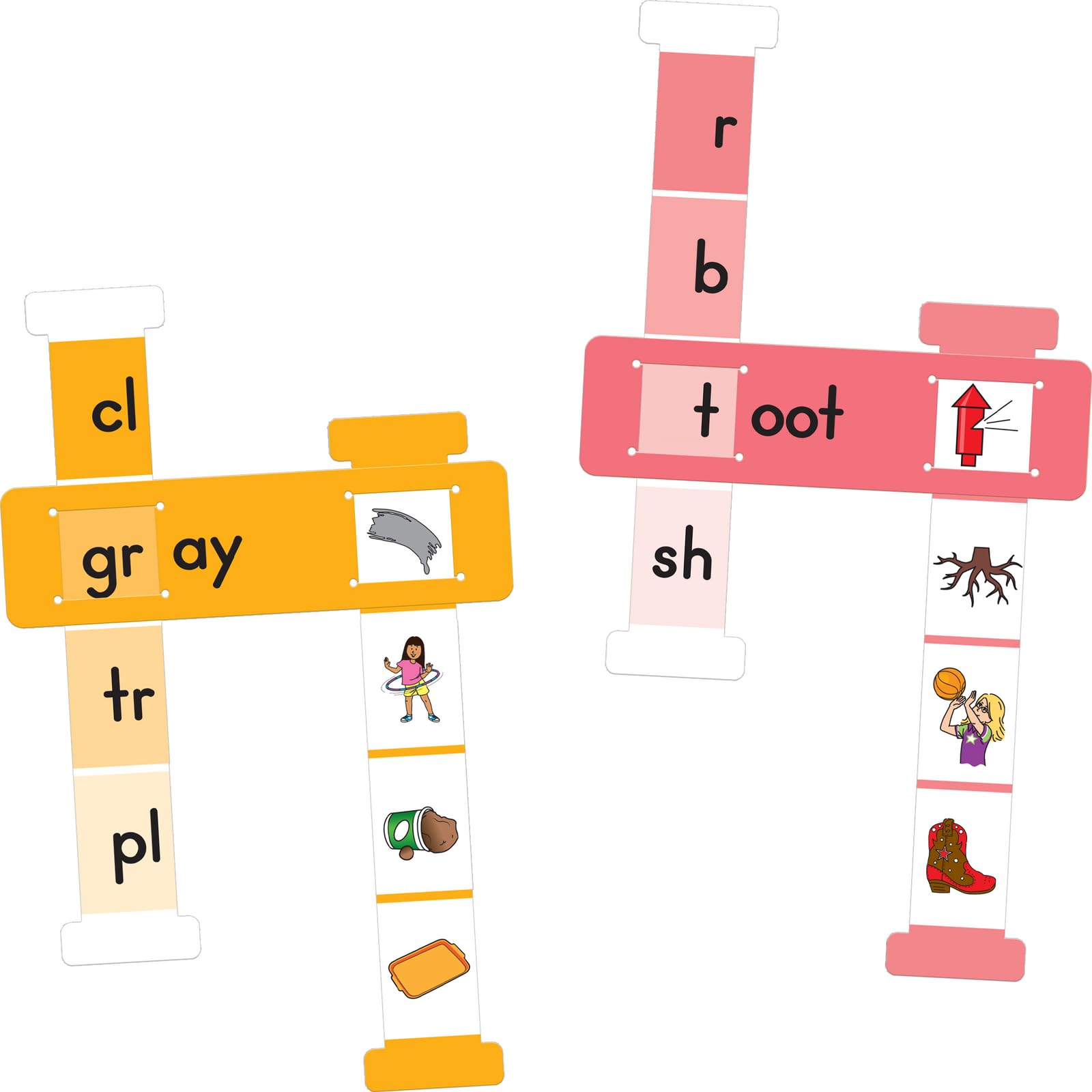 Vowel Teams Word Building Sliders - 27 Phonics Learning Tools for Kids | ELA Classroom Essentials | 1st 2nd 3rd Grade Reading Activities | Perfect for Homeschool & Elementary School Teachers