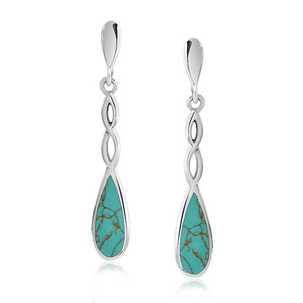 Celtic Love Knot Earrings - .925 Sterling Silver Dangle for Women & Teens | Western Jewelry Gift