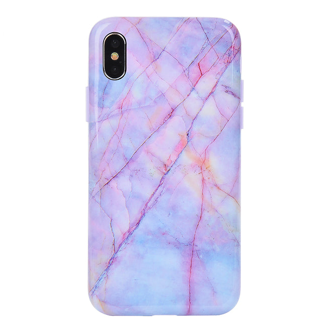 Sunset Marble iPhone Case - Elegant Marble Design Protective Phone Cover for iPhone 13/14/15 Pro Max - Durable Slim Fit Shockproof Case for Everyday Use & Travel