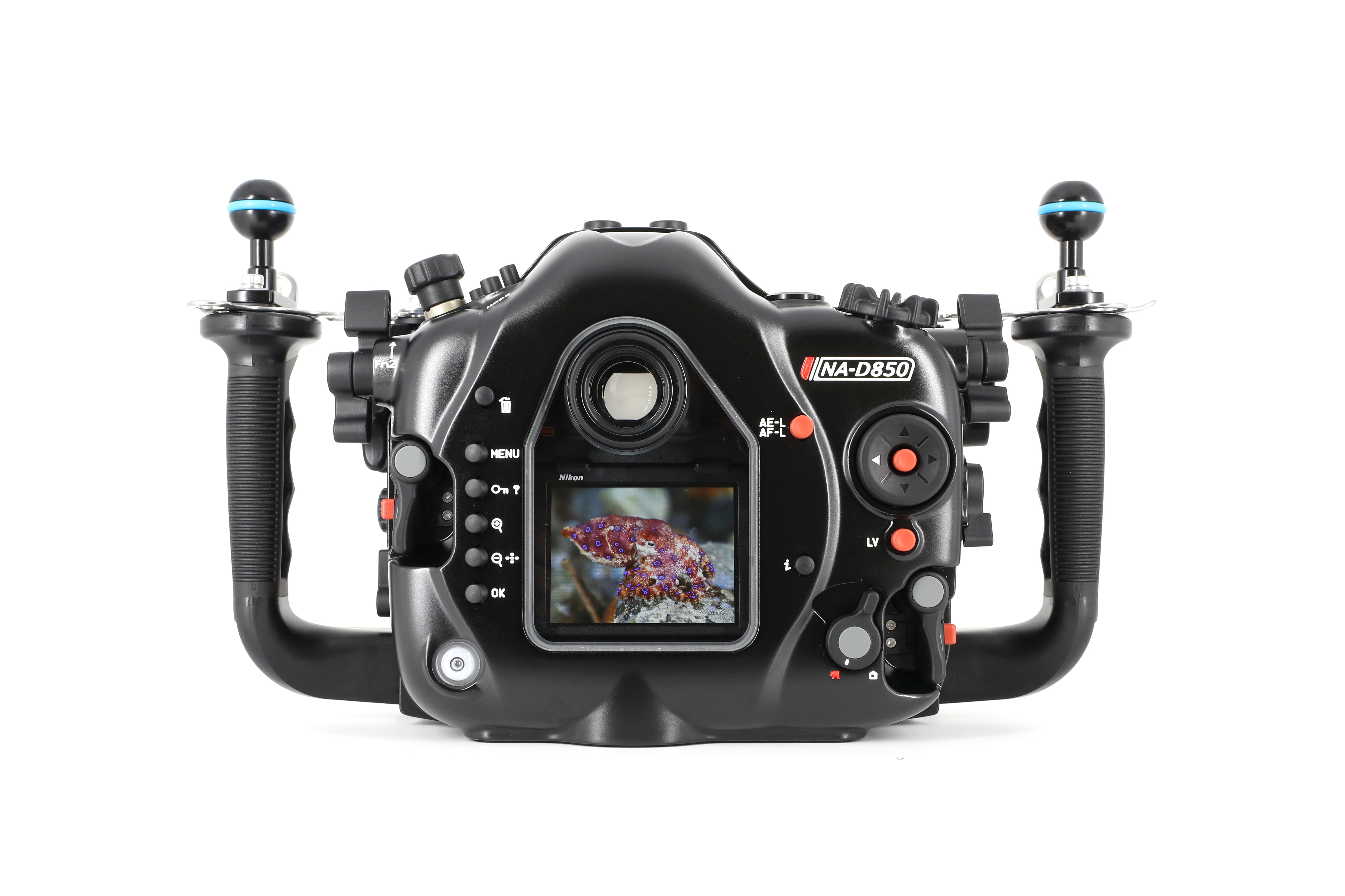 Nauticam NA D850 Waterproof Underwater Housing for Nikon D850 DSLR Camera - Professional Scuba Diving & Marine Photography Housing