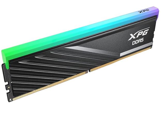 Adata XPG LANCER BLADE RGB 6000MHz CL36 32GB (2x16GB) DDR5 RAM - Black Gaming Memory for PC Builds, Overclocking & High-Performance Computing