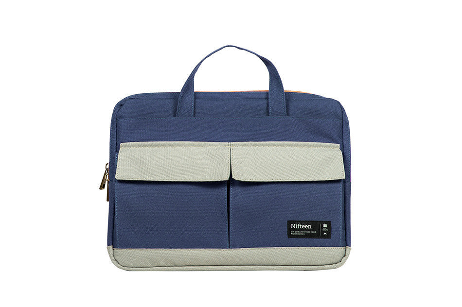 Nifteen Slim Messenger Bag for 13 Inch Laptop - Lightweight & Durable Crossbody Briefcase for Work, School & Travel - Perfect for Business Professionals & College Students