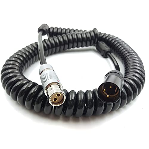 ARRI Alexa XT Power Cable - 2-Pin Female to XLR 3-Pin Power Supply Cord for ARRI Alexa SXT/Alexa 65/Arriflex 435 Cameras | Professional Film & Studio Equipment Accessory