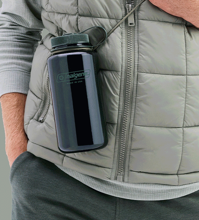 1L Wide Mouth Tritan Sustainable Water Bottle - BPA Free, Leak Proof, for Gym, Hiking & Outdoor Activities