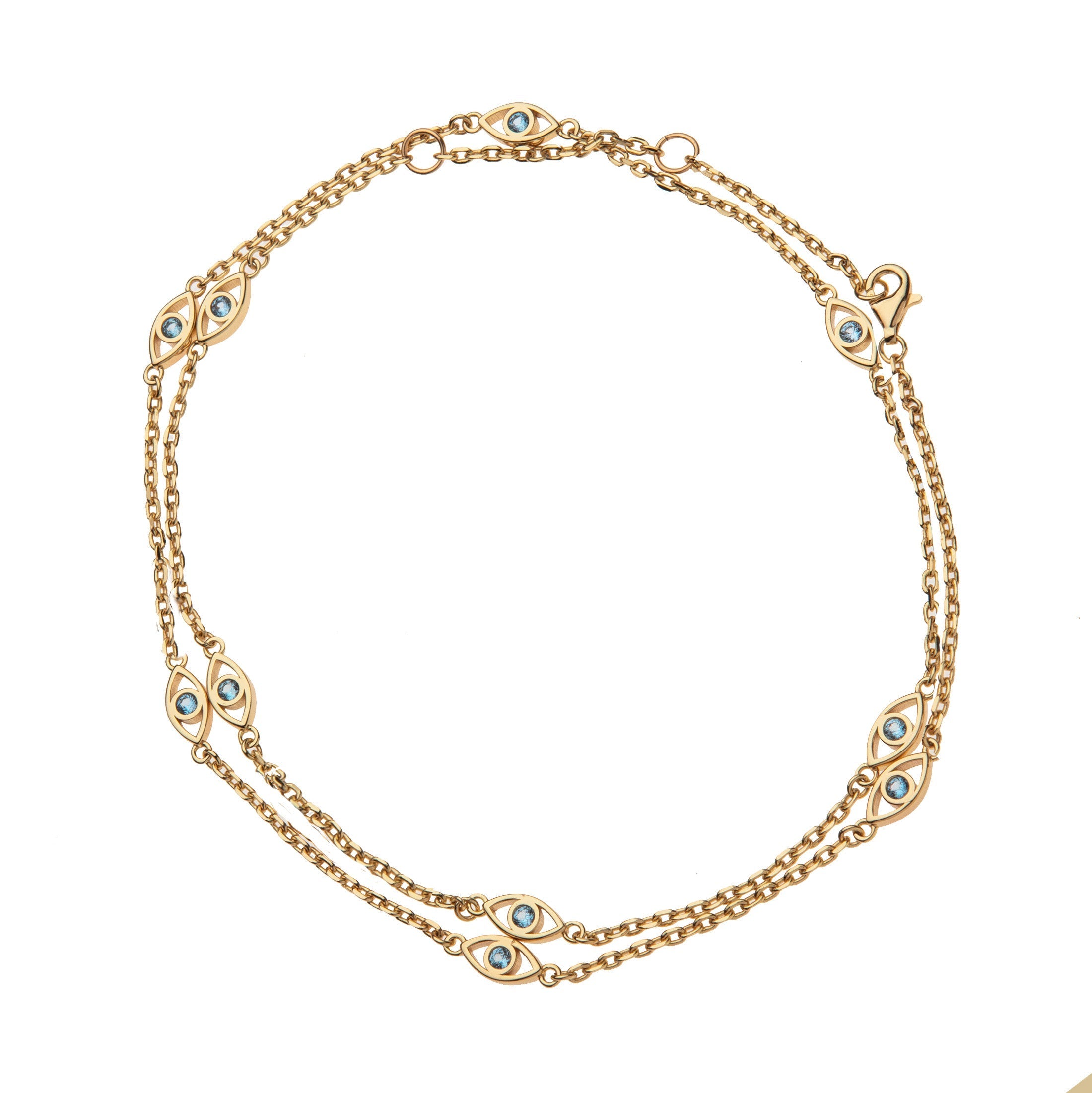 Jane Win: PROTECT Convertible Evil Eye Jewelry Set - Adjustable Anklet, Bracelet & Necklace for Women | Boho Chic Accessories for Travel, Festival & Everyday Wear