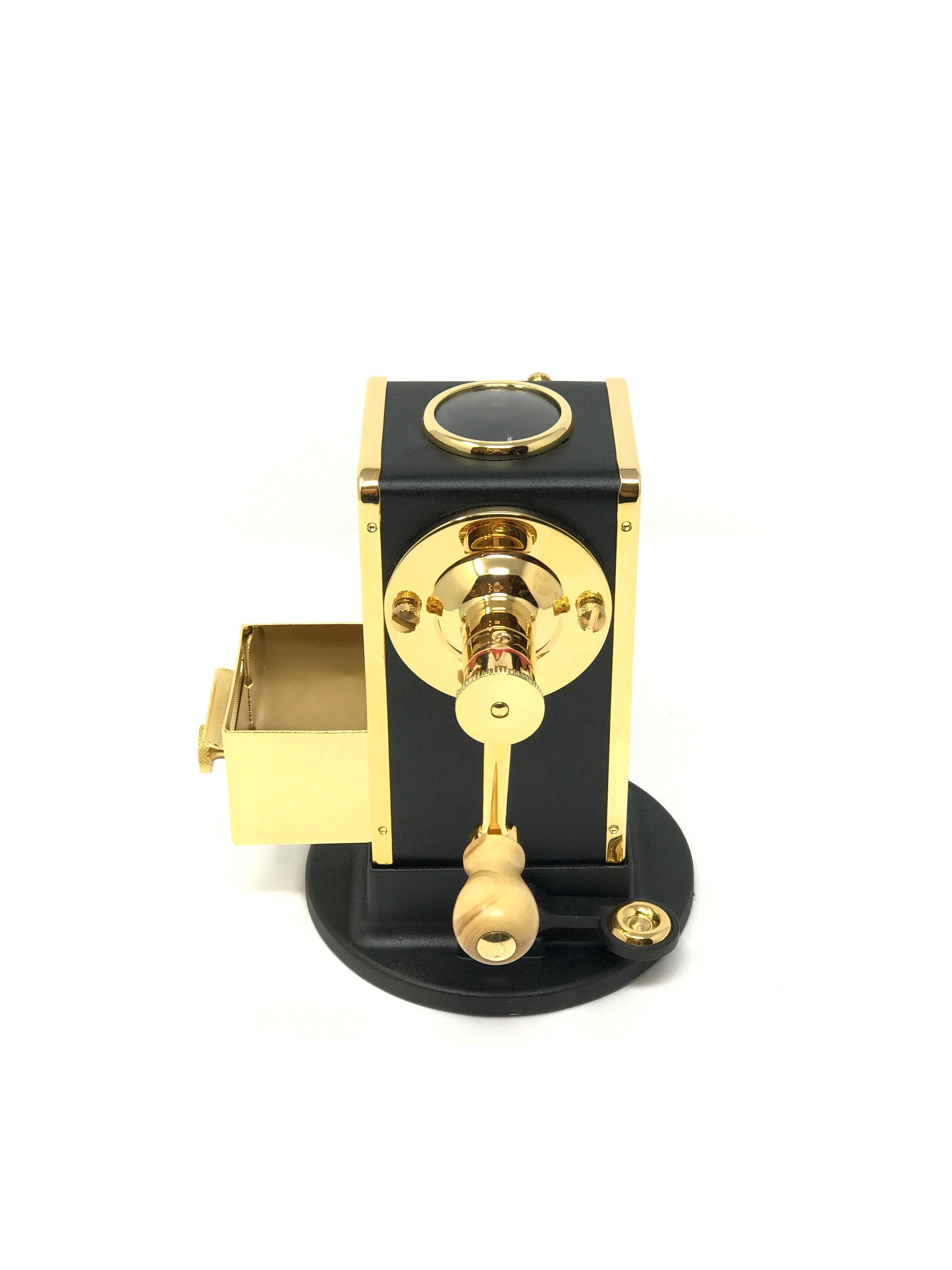 23K Gold Plated Pencil Sharpener - Premium Metal Pencil Sharpener for Office, School & Art Supplies - Perfect for Desk, Gift & Stationery Lovers