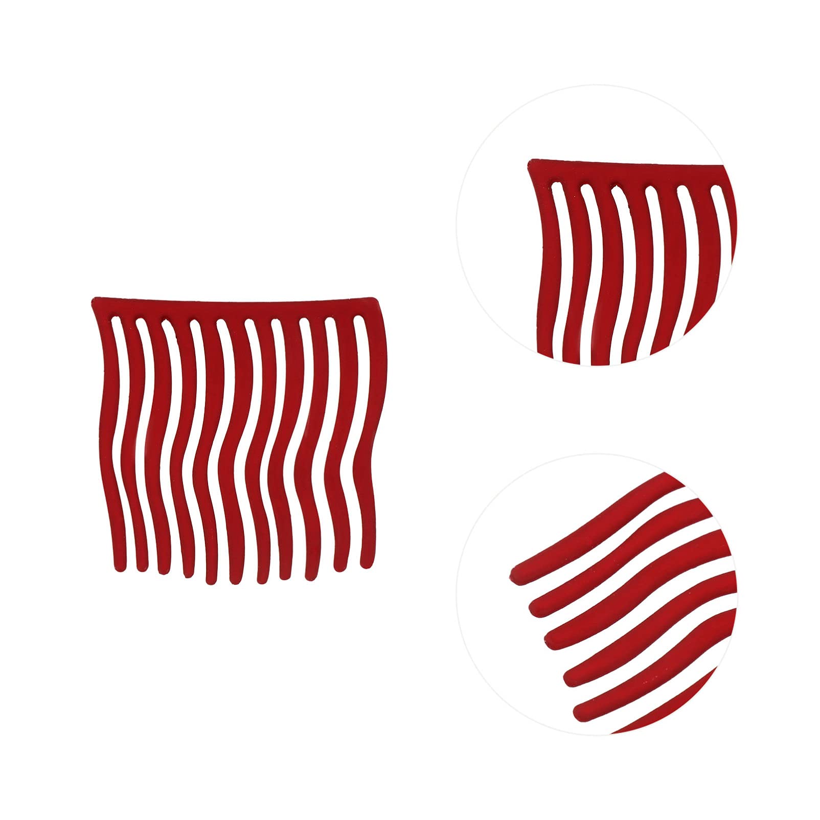 LALAFINA Elegant Alloy Hair Side Combs for Women - Decorative Hair Slides & Insert Combs for Weddings, Parties & Everyday Styling