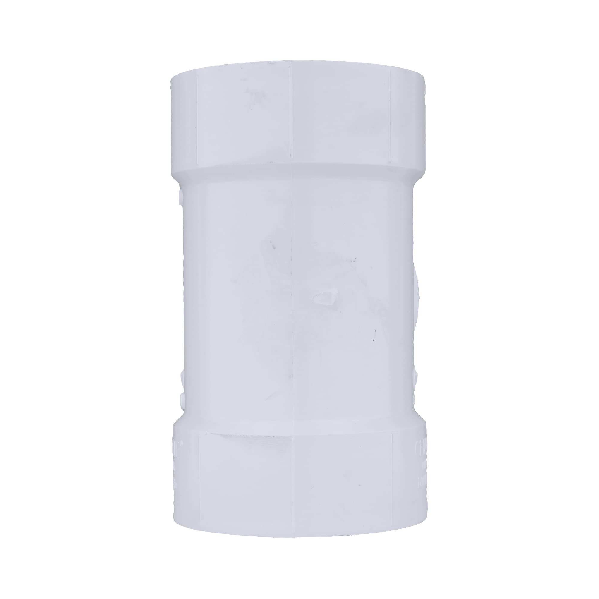 Charlotte Pipe 4 Inch DWV Cleanout Tee with Plug - Drain Waste and Vent Pipe Fitting (5-Pack) - Ideal for Plumbing Repairs, Bathroom & Kitchen Drainage Systems