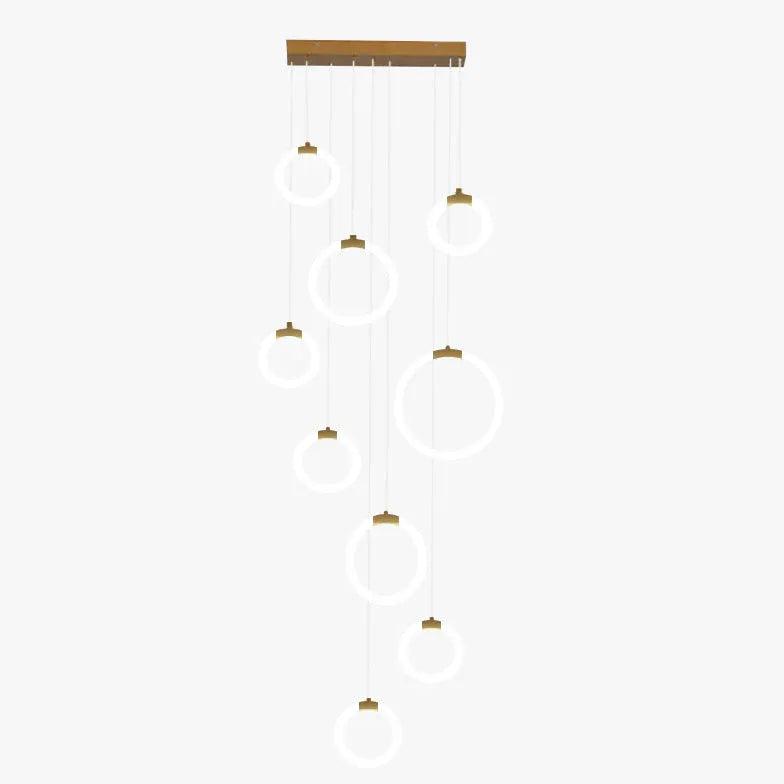 Ring Shaped LED Ceiling Light - Modern Dimmable Fixture for Dining Room, Kitchen, Bedroom | Energy Efficient & Stylish Home Lighting