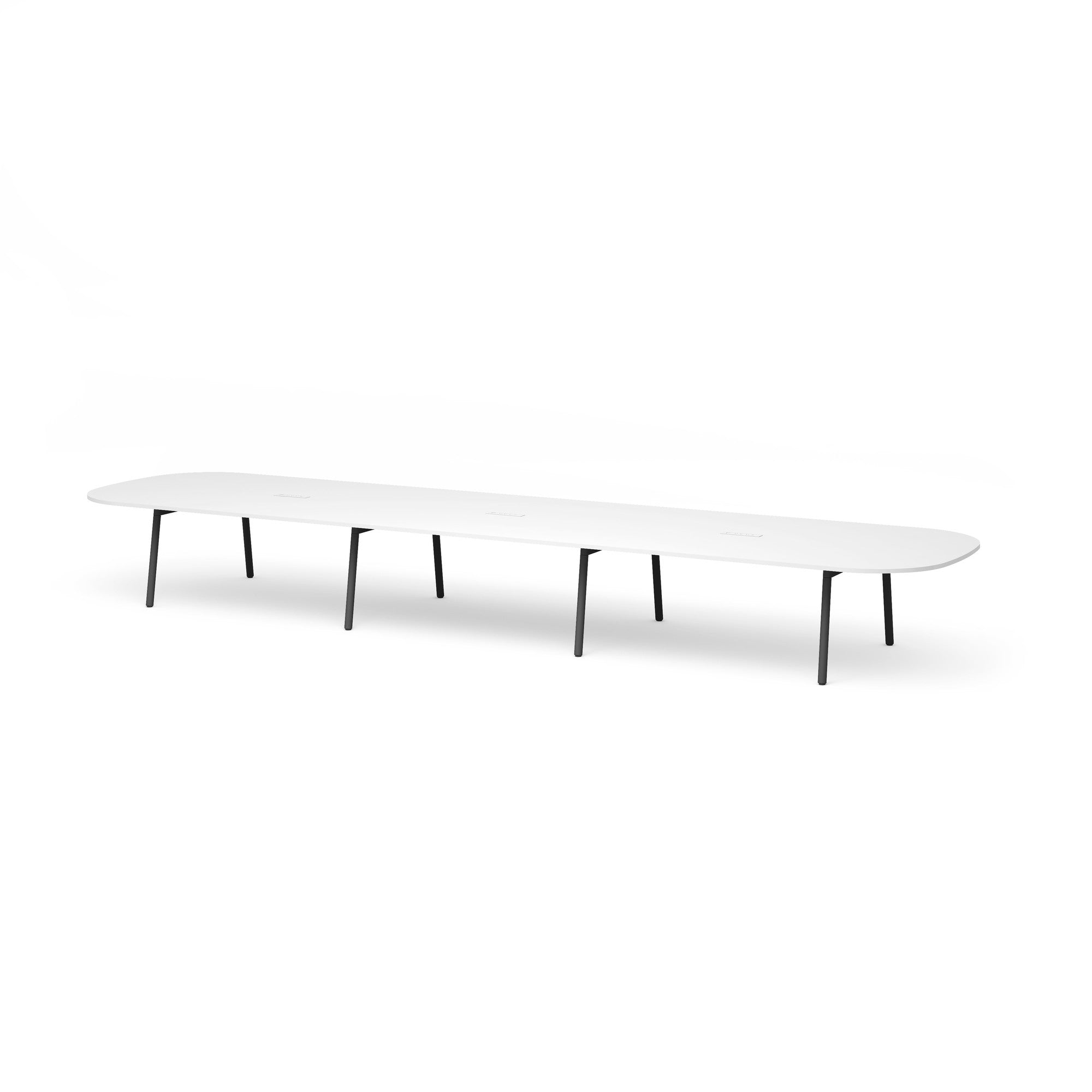 Series A Scale Racetrack Conference Table - Modern Office Meeting Table for Boardrooms & Executive Offices - Perfect for Corporate Meetings, Team Collaboration & Professional Workspaces
