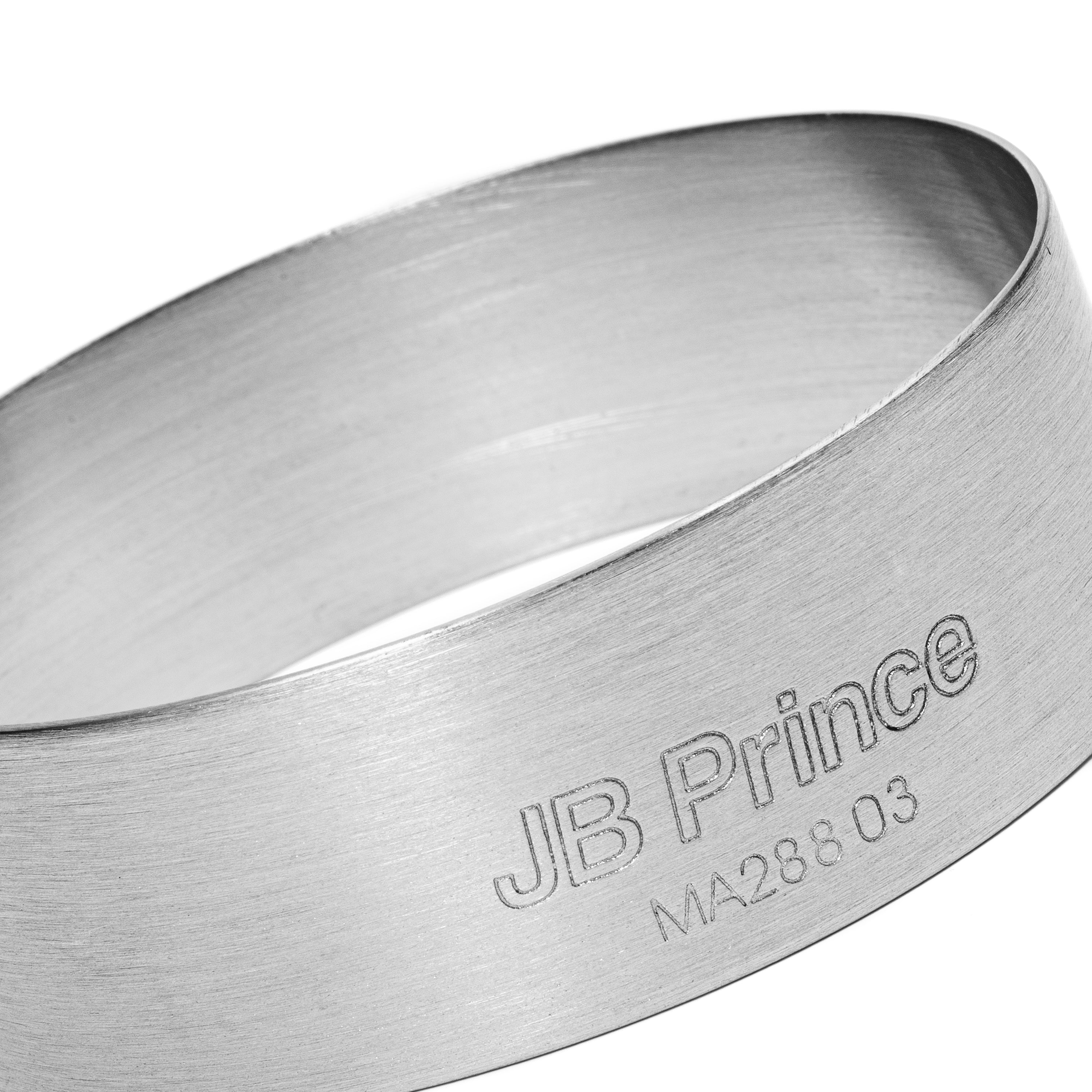 JB Prince 3 x 1 Inch Seamless Stainless Steel Ring - Durable & Hypoallergenic Jewelry for Men & Women - Perfect for Everyday Wear, Weddings & Gifts
