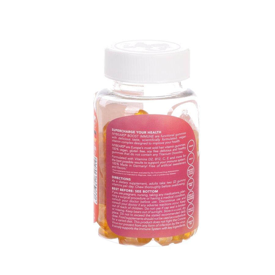 IVYBEARS Immune Support Gummy Vitamins for Kids & Adults - 60 Count | Boosts Immunity with Vitamin C, D & Zinc | Delicious Berry Flavor | Perfect for Daily Health & Wellness Routine