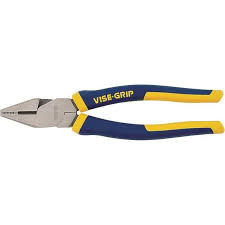 IRWIN 8 Inch Vise Grip Lineman's Pliers with Wire Cutter - Heavy Duty Electrical Pliers for Electricians, DIY & Home Improvement (Model 2078208) - Perfect for Wiring, Cable Cutting and Electrical Repairs