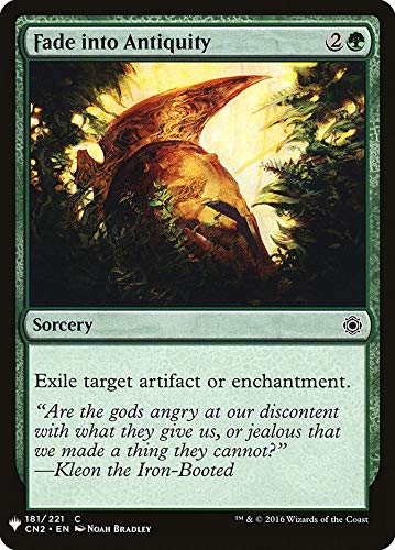 Magic: The Gathering - Fade into Antiquity Mystery Booster Card | Conspiracy: Take The Crown Expansion | Collectible Trading Card Game for MTG Players & Deck Builders | Perfect for Tournaments & Casual Play