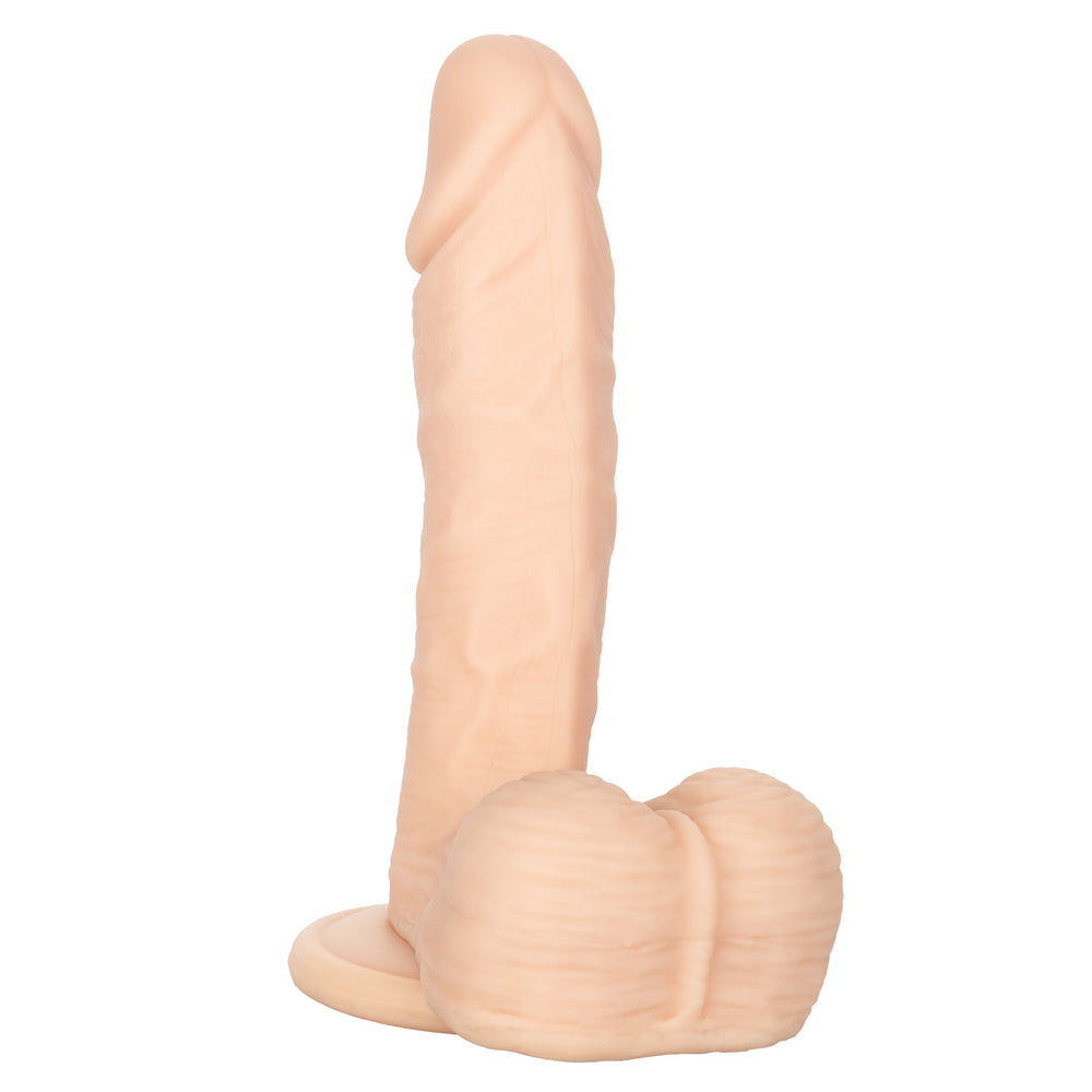 Realistic 6 Inch Dildo with Bouncing Balls & Strong Suction Cup - Lifelike Adult Toy for Solo Play, Couples Fun and BDSM Scenes