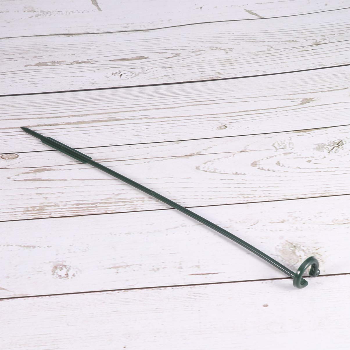 6-Pack Cabilock Garden Plant Support Stakes - Sturdy Single Stem Support Rings for Gladiolus, Iris, Dahlia, Amaryllis & Peony Flowers | Perfect for Outdoor Gardening, Flower Beds & Backyard Landscaping