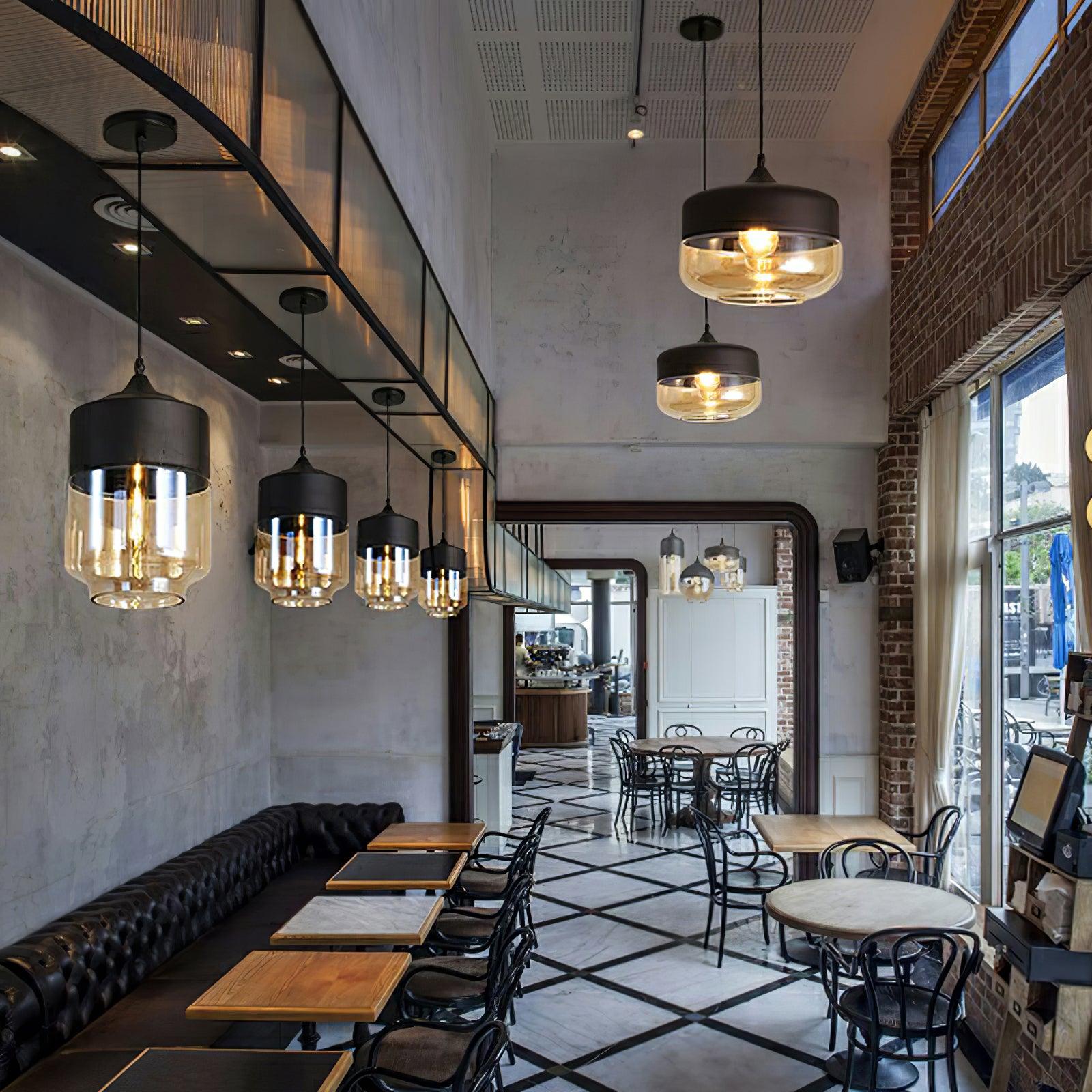 Eclisse Quartet Pendant Lamp - Modern 4-Light Ceiling Fixture for Dining Room, Kitchen Island & Living Room Lighting