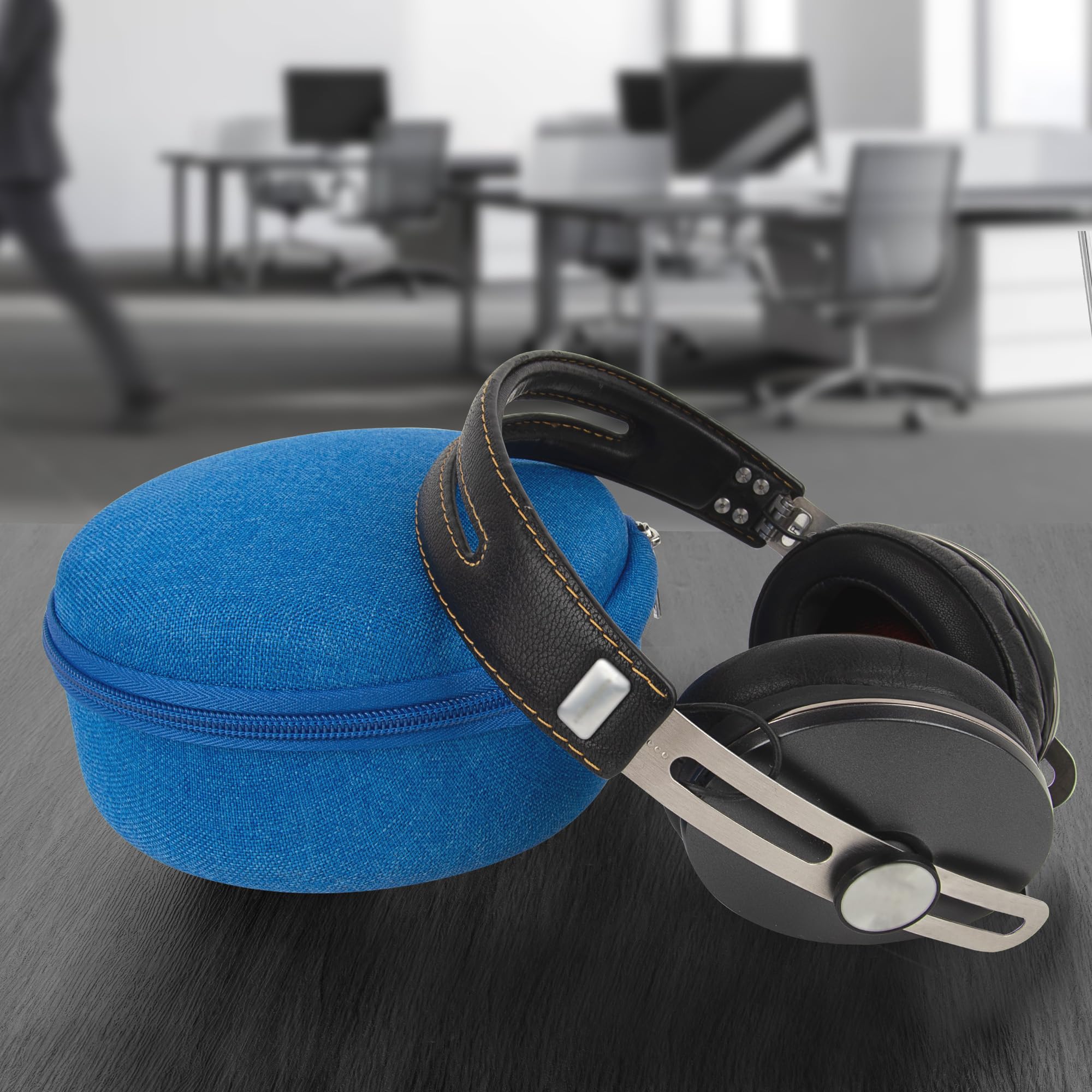 Skullcandy Crusher Evo ANC 360 Hesh3 Wireless Headphones Hard Travel Case - Protective Carrying Bag for Venue Wireless ANC Headphones (Blue) | Perfect for Airplane Commute Gym & Outdoor Use