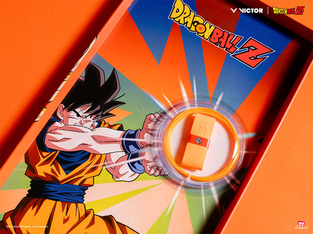 Victor X Dragon Ball Z Badminton Racket Gift Set [Nautical Blue] TK GOKU GB F - Premium Anime Sports Equipment for Dragon Ball Fans, Perfect for Tournaments & Collectors