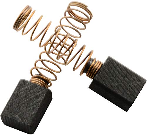 Milwaukee PH26 Carbon Brushes Replacement with Spring, Cable & Connector - Compatible with Milwaukee PH26 Power Tools - Replaces 4.931.387.588 & 4931 3875 88 - Ideal for Drilling, Grinding & DIY Projects