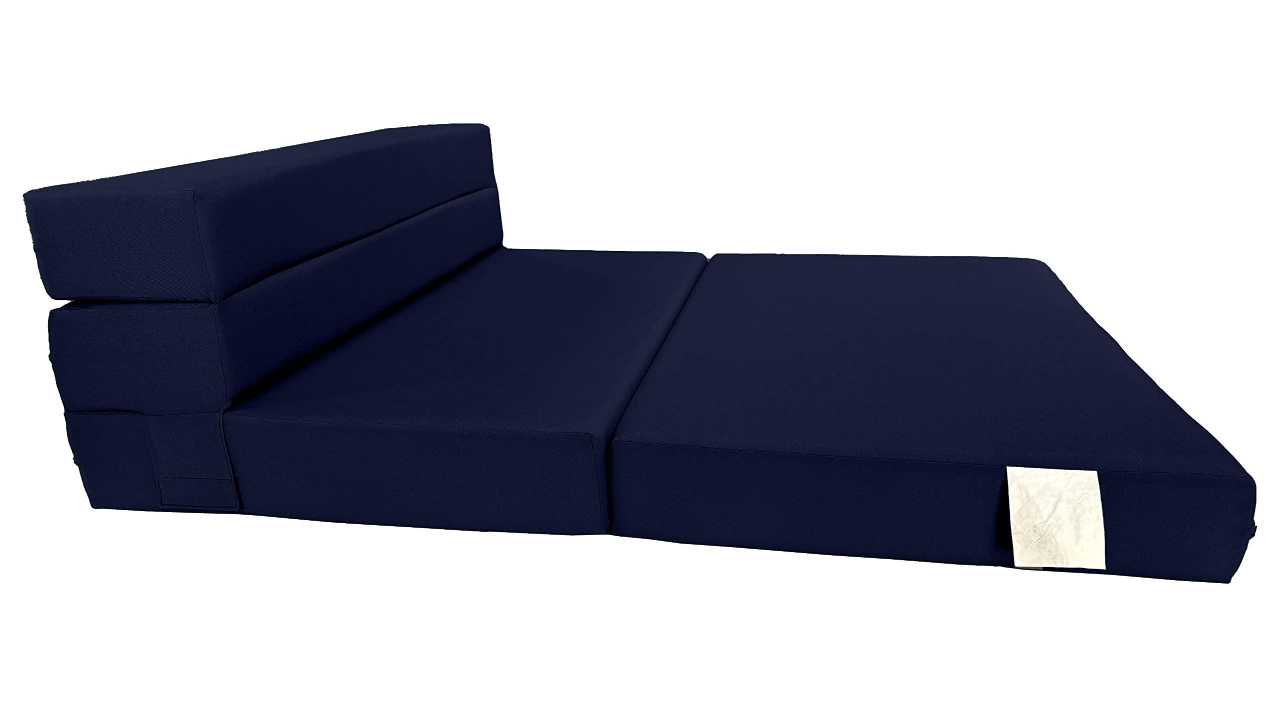 D&D Futon Furniture - Foldable Foam Mattress & Lounger Chair, Convertible Sofa Bed for Studio Apartments & Guest Rooms, Twin XL Size 80