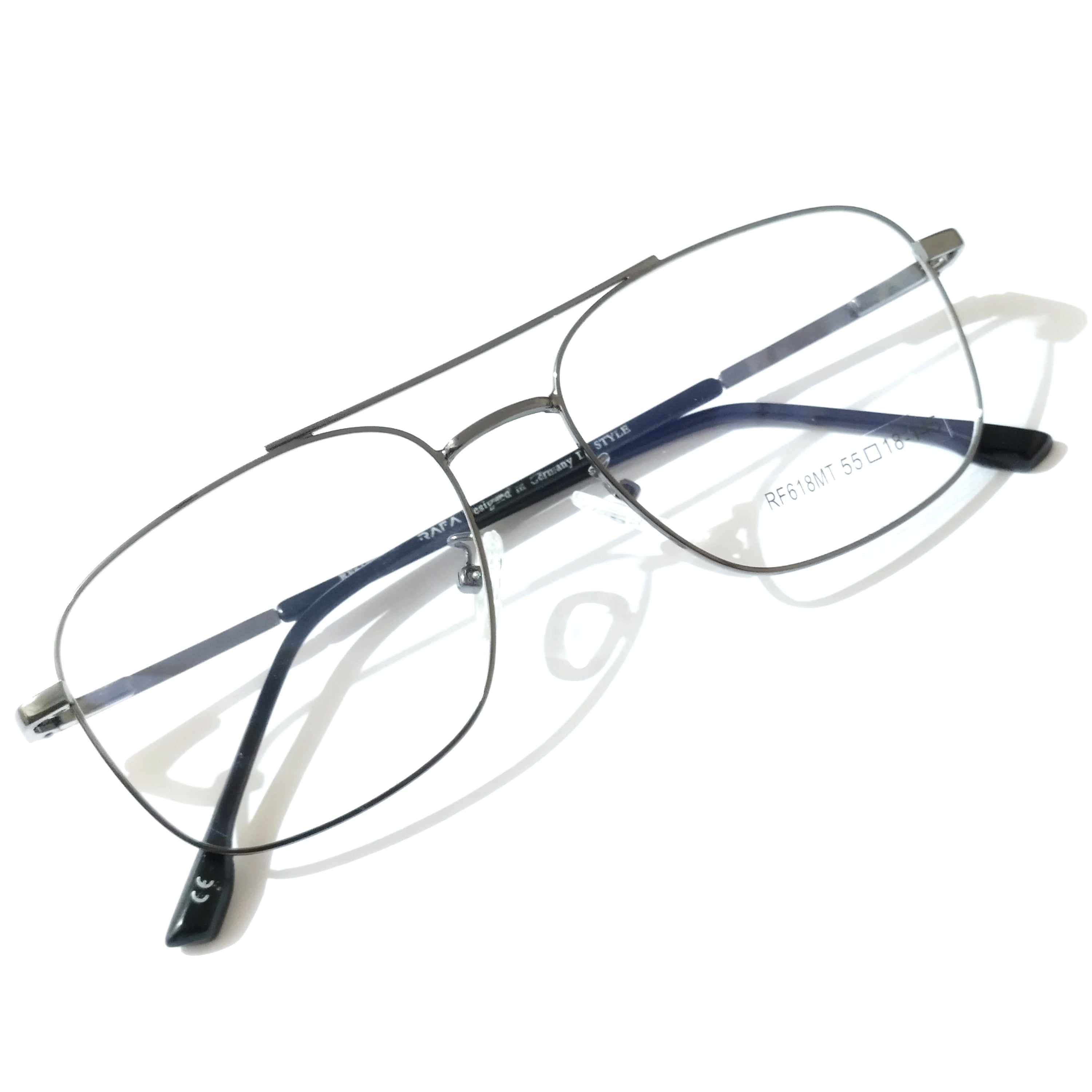 Stylish Square Frame Glasses for Office & Professional Wear - Trendy Eyewear for Business Executives & Work Settings