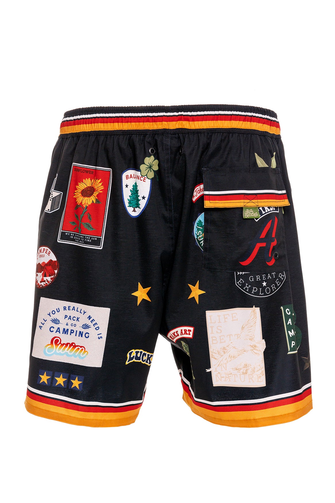Joe Men's Quick-Dry Swim Trunks with Pockets - Comfortable Beach Shorts for Swimming, Surfing & Summer Vacations
