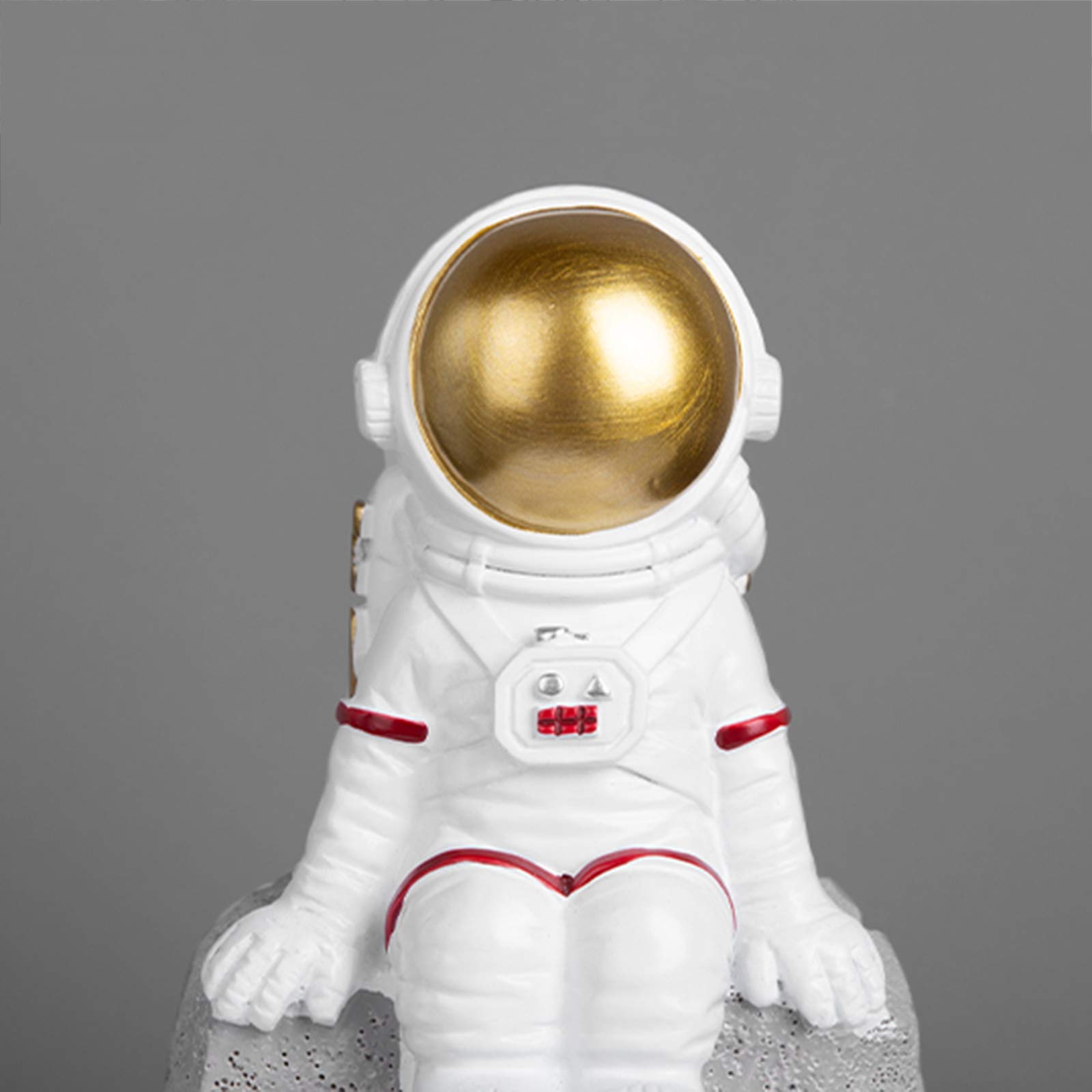 Premium Astronaut Bookends for Heavy Books - Sturdy Metal Book Supports for Office, Home & School - Decorative Space-Themed Book Stoppers (1 Pair) - Perfect for Sci-Fi Lovers & Space-Themed Room Decor