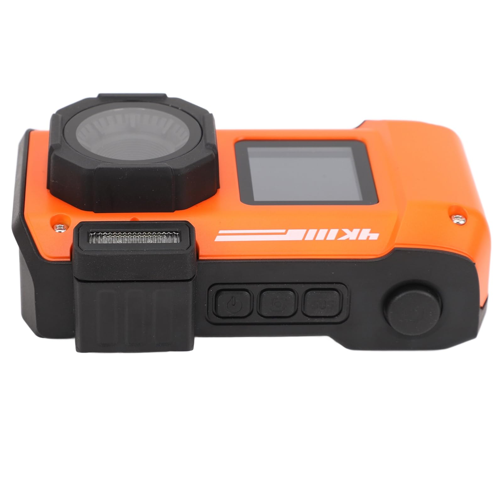 4K 65MP Dual Screen Underwater Digital Camera with 10x Zoom - Waterproof Snorkeling Camera for Diving, Swimming & Travel (Orange) - Perfect for Beach Vacations, Marine Photography & Outdoor Adventures